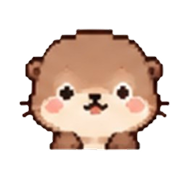 깜짝 놀란 수달